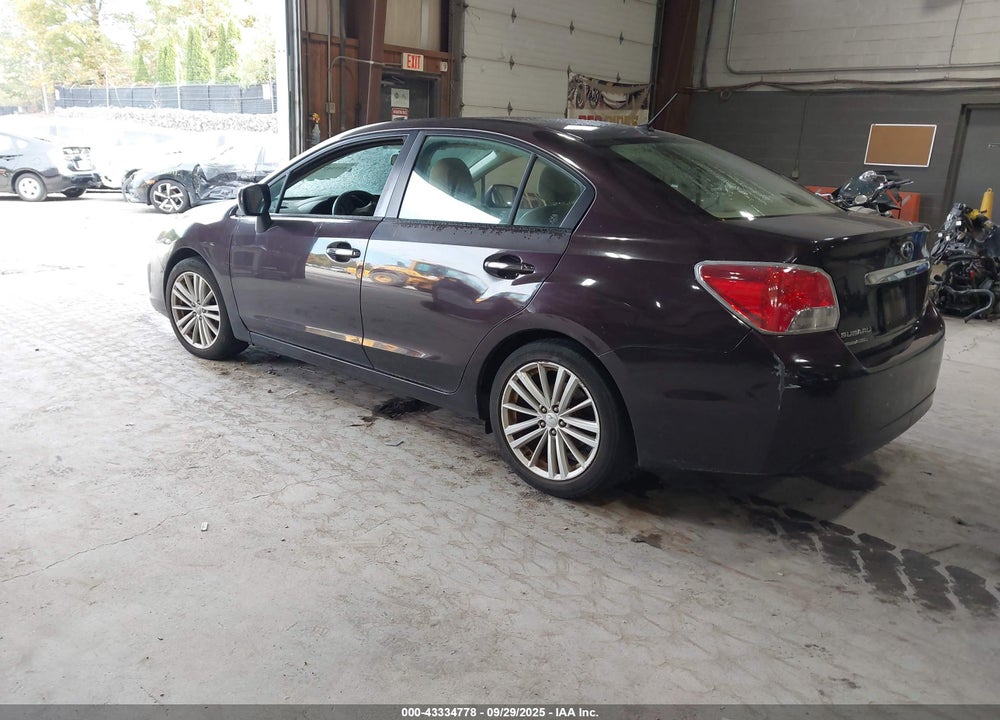 2012 SUBARU IMPREZA VIN: JF1GJAH67CH004472