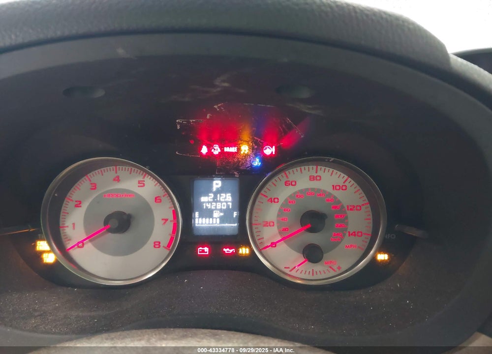 2012 SUBARU IMPREZA VIN: JF1GJAH67CH004472