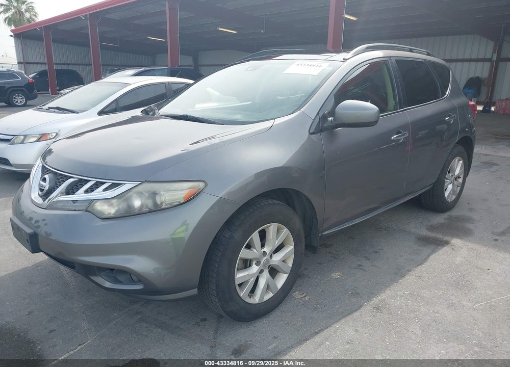 2013 NISSAN MURANO VIN: JN8AZ1MW1DW316772