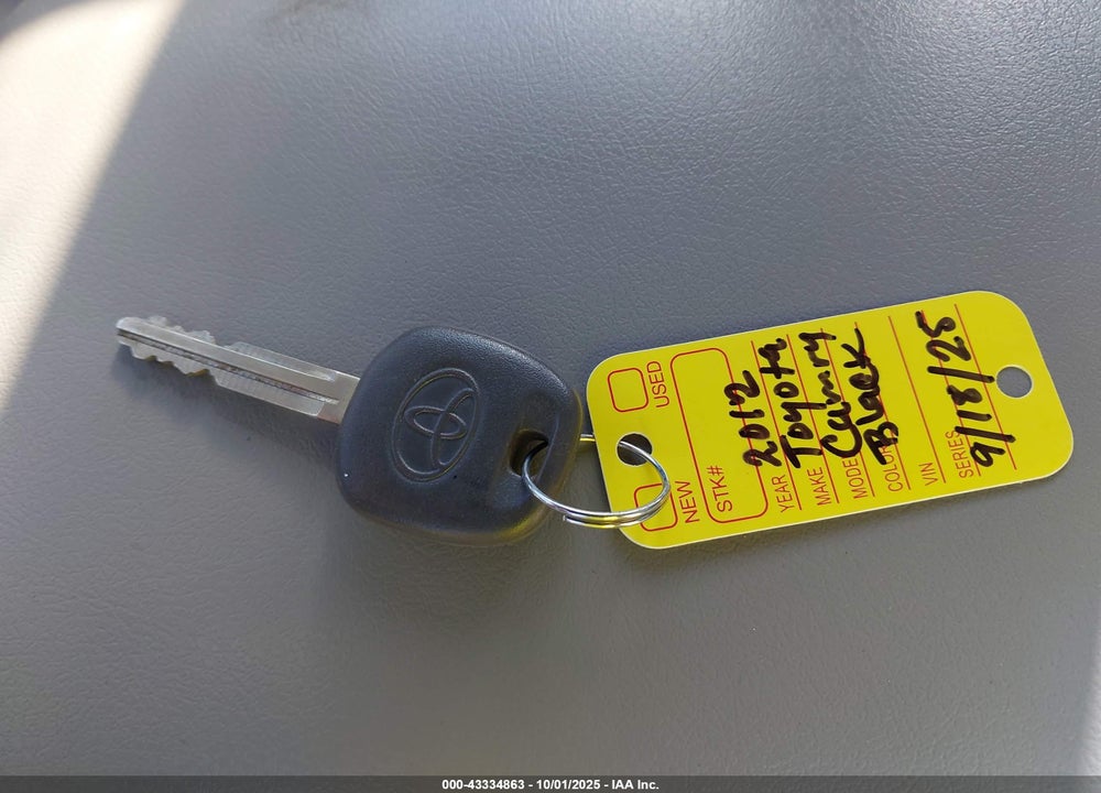 2012 TOYOTA CAMRY VIN: 4T1BF1FK6CU092181