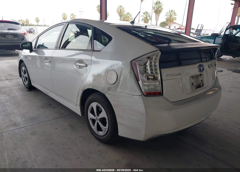 2013 TOYOTA PRIUS VIN: JTDKN3DU7D0353804