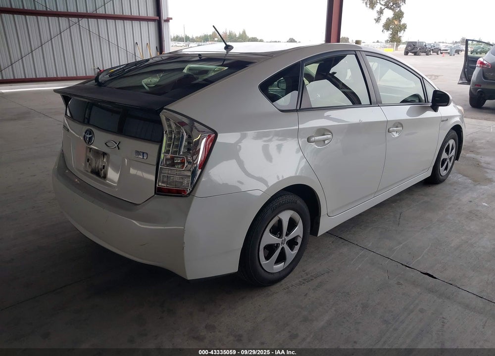 2013 TOYOTA PRIUS VIN: JTDKN3DU7D0353804