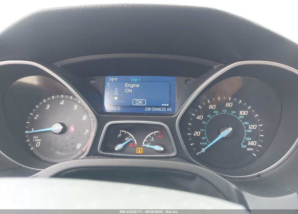 2014 FORD FOCUS SE VIN: 1FADP3F22EL235664