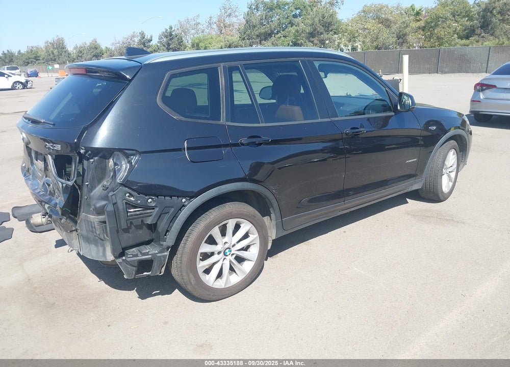 2016 BMW X3 VIN: 5UXWX9C56G0D83195