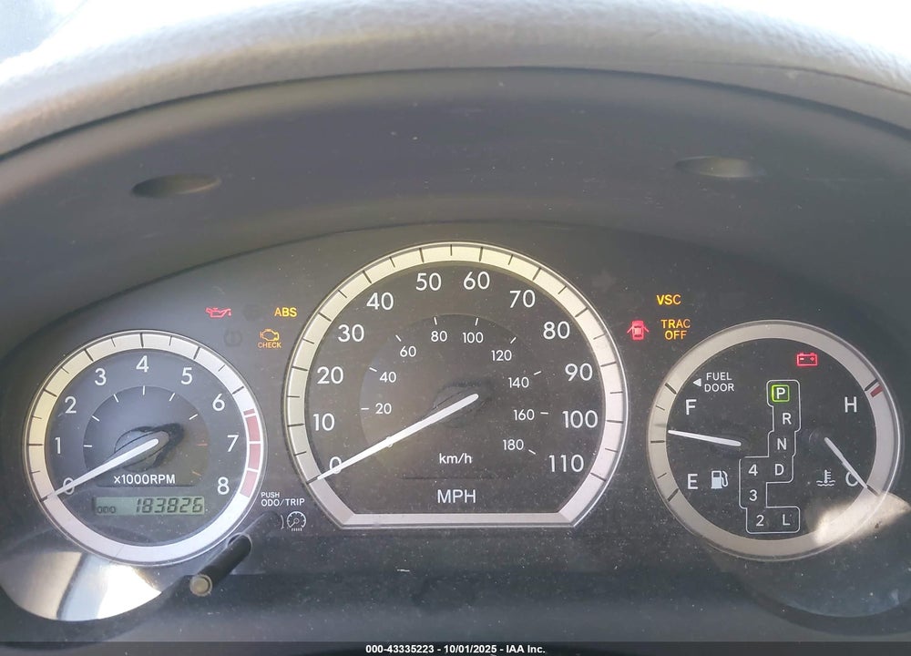 2008 TOYOTA SIENNA CE VIN: 5TDZK23C28S106879