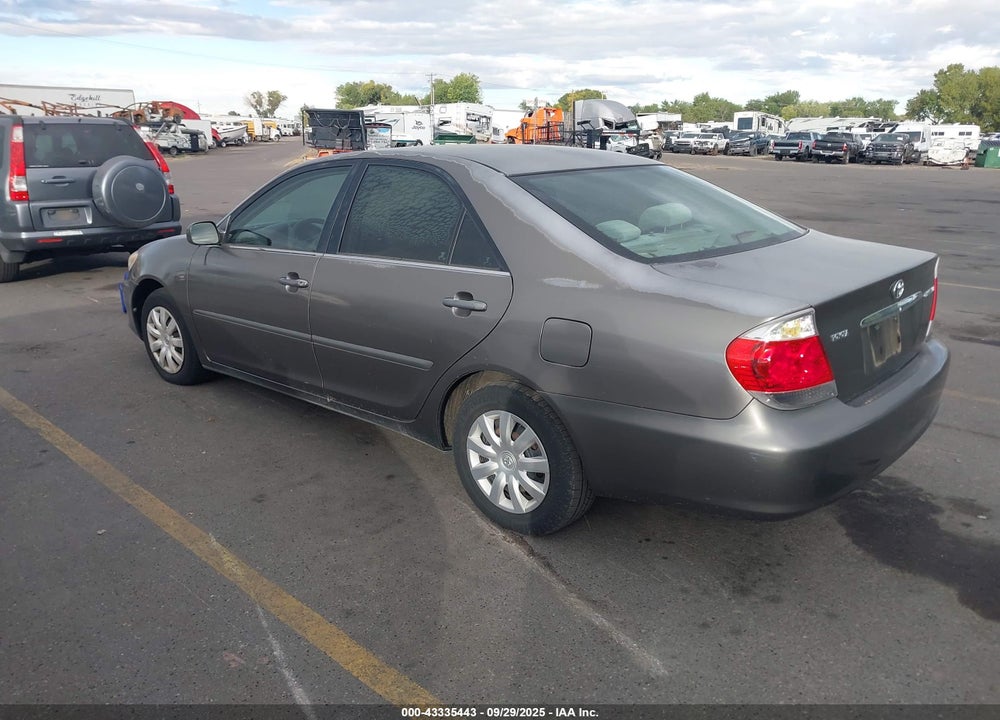 2005 TOYOTA CAMRY LE VIN: 4T1BE32K75U532691