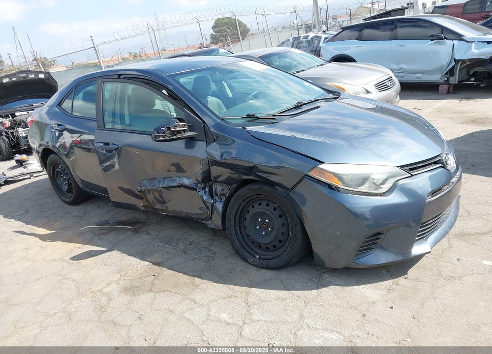 2015 TOYOTA COROLLA LE VIN: 5YFBURHE4FP297855