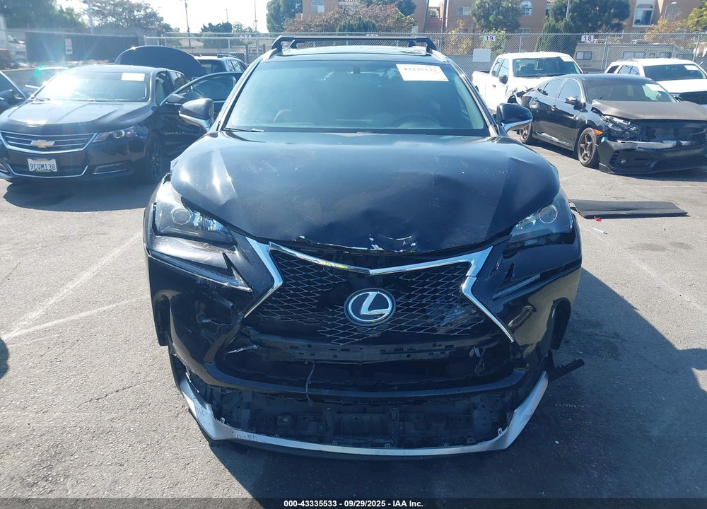 2017 LEXUS NX 200T F SPORT VIN: JTJYARBZ0H2074564