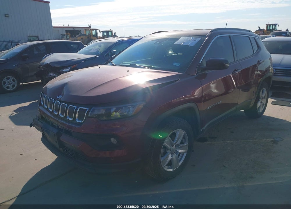 2022 JEEP COMPASS LATITUDE 4X4 VIN: 3C4NJDBB5NT215991