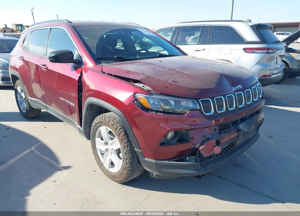 2022 JEEP COMPASS LATITUDE 4X4 VIN: 3C4NJDBB5NT215991