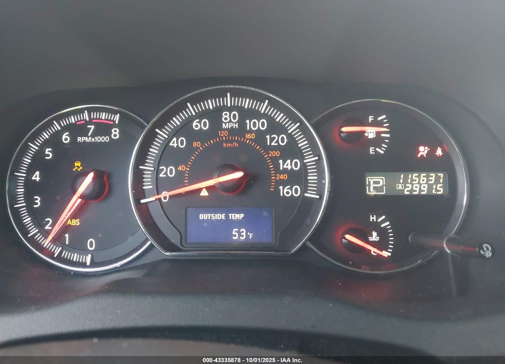 2012 NISSAN MAXIMA VIN: 1N4AA5AP7CC848752