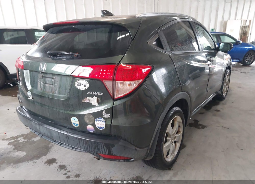 2016 HONDA HR-V VIN: 3CZRU6H74GM714389