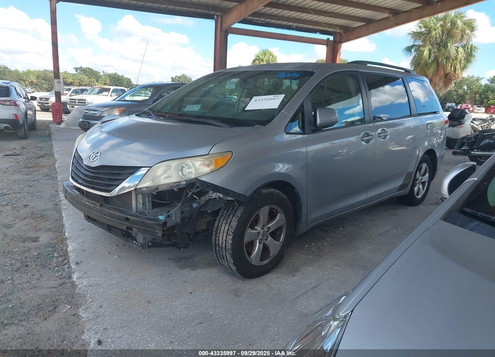 2011 TOYOTA SIENNA LE V6 VIN: 5TDKK3DC5BS159847