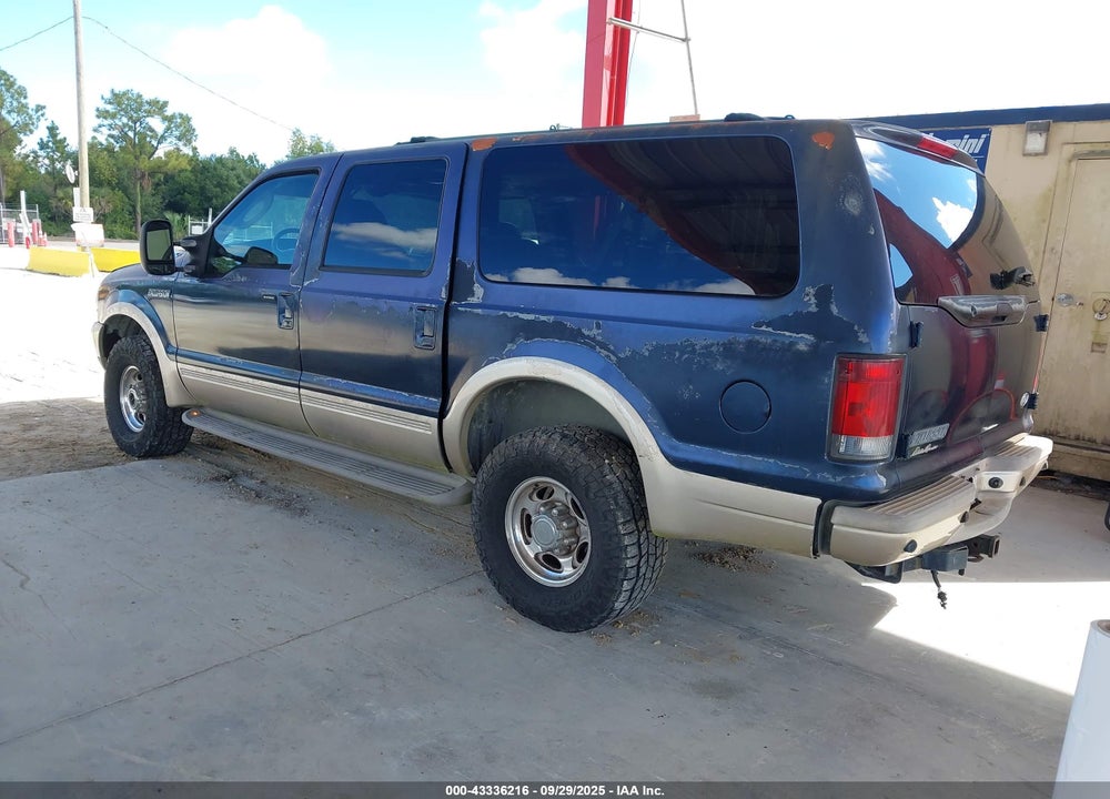 2003 FORD EXCURSION EDDIE BAUER VIN: 1FMSU45FX3EA35567