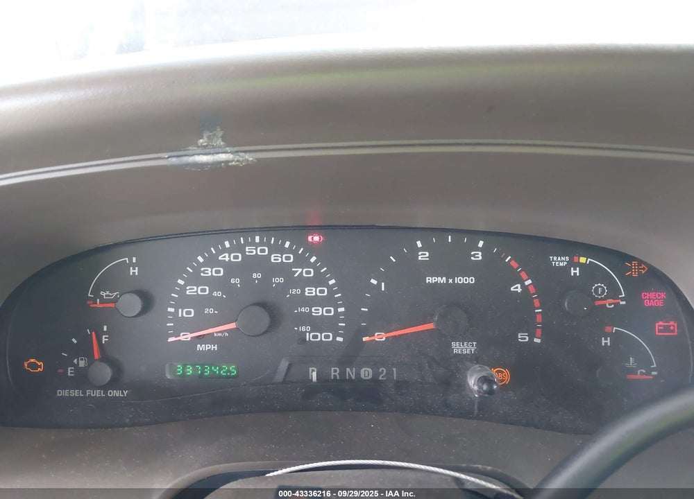 2003 FORD EXCURSION EDDIE BAUER VIN: 1FMSU45FX3EA35567
