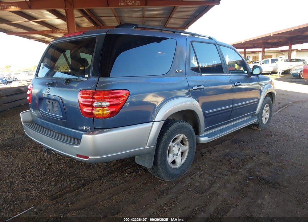2001 TOYOTA SEQUOIA SR5 V8 VIN: 5TDZT34A41S054855