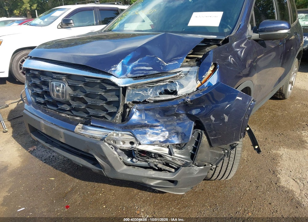 2022 HONDA PASSPORT AWD EX-L VIN: 5FNYF8H51NB010125