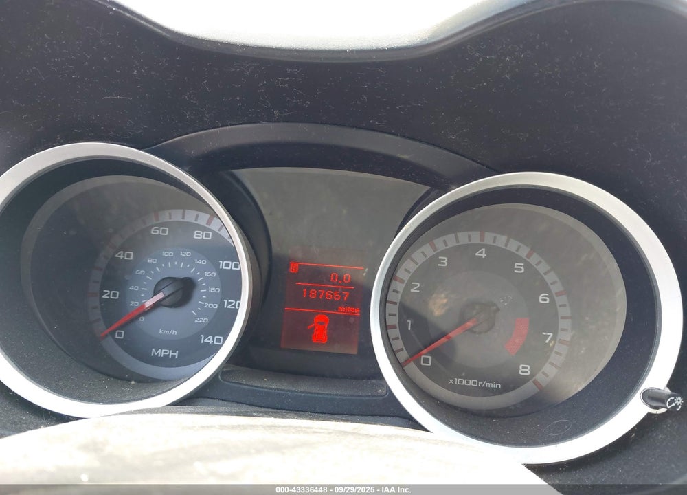 2008 MITSUBISHI LANCER GTS VIN: JA3AU86U68U023254