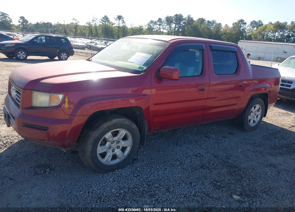 2006 HONDA RIDGELINE RTL VIN: 2HJYK16516H542391