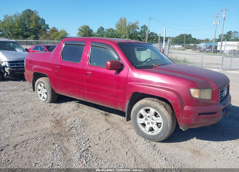 2006 HONDA RIDGELINE RTL VIN: 2HJYK16516H542391