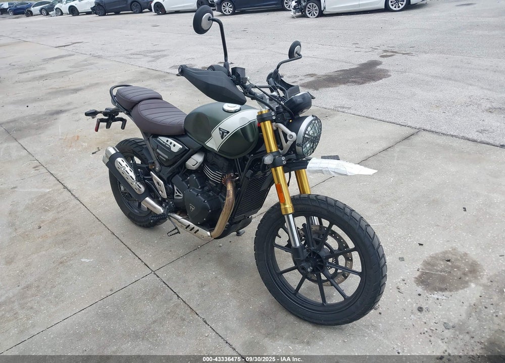 2024 TRIUMPH MOTORCYCLE SCRAMBLER 400 X VIN: SMTT147Y9RNA06557