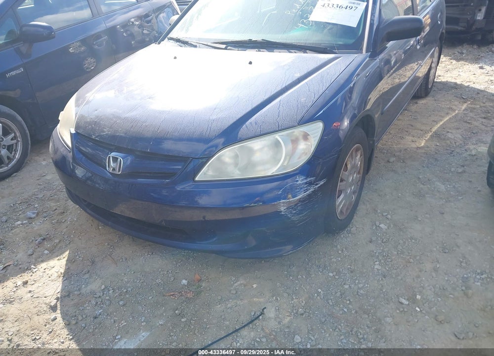 2005 HONDA CIVIC LX VIN: 2HGES16525H511075