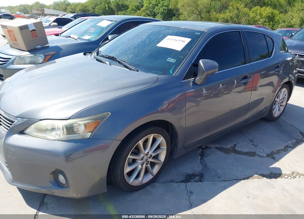 2012 LEXUS CT 200H VIN: JTHKD5BH8C2092740