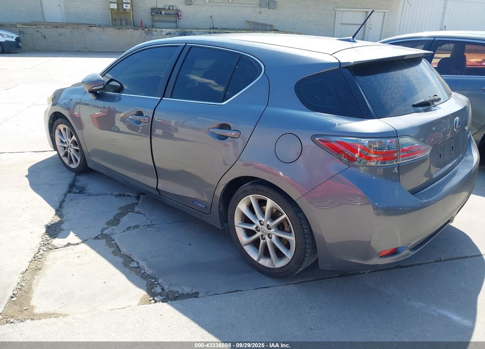 2012 LEXUS CT 200H VIN: JTHKD5BH8C2092740