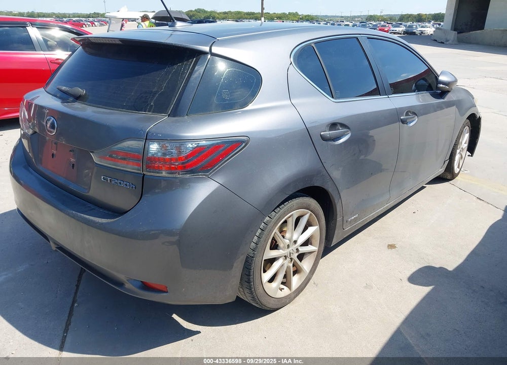 2012 LEXUS CT 200H VIN: JTHKD5BH8C2092740