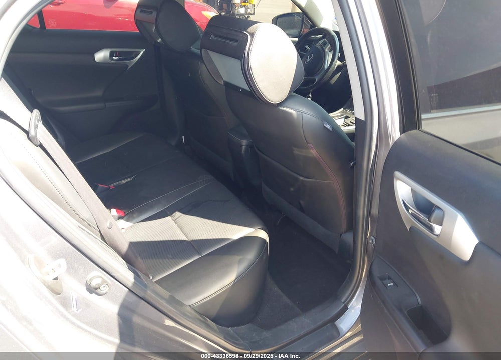 2012 LEXUS CT 200H VIN: JTHKD5BH8C2092740