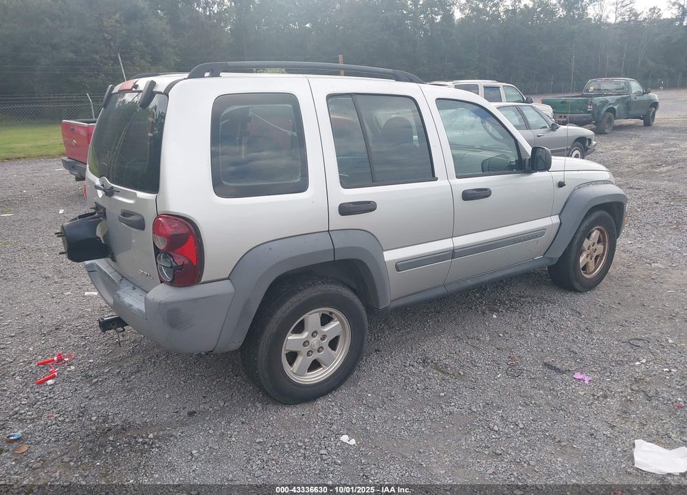 2006 JEEP LIBERTY SPORT VIN: 1J4GL48K16W139492