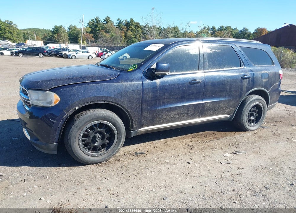 2012 DODGE DURANGO CREW VIN: 1C4RDHDG2CC335765