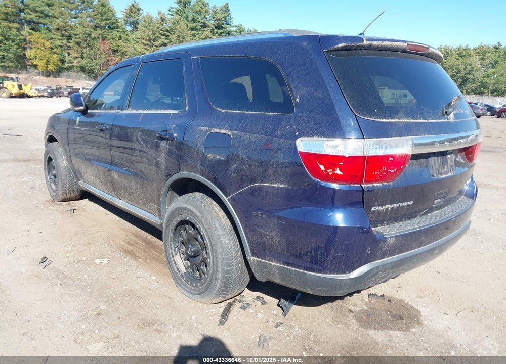 2012 DODGE DURANGO CREW VIN: 1C4RDHDG2CC335765