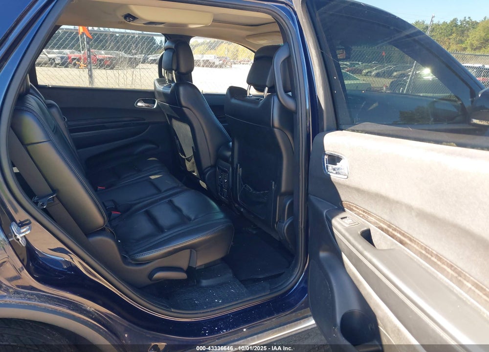 2012 DODGE DURANGO CREW VIN: 1C4RDHDG2CC335765