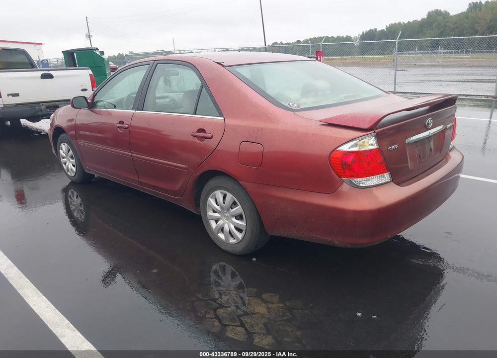 2005 TOYOTA CAMRY LE VIN: 4T1BE32K55U404126