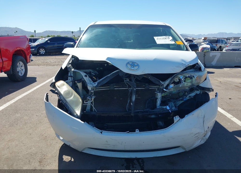 2013 TOYOTA SIENNA L V6 7 PASSENGER VIN: 5TDZK3DC4DS299440