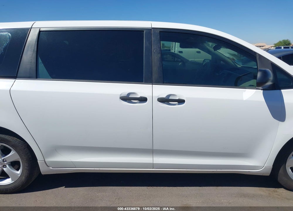 2013 TOYOTA SIENNA L V6 7 PASSENGER VIN: 5TDZK3DC4DS299440