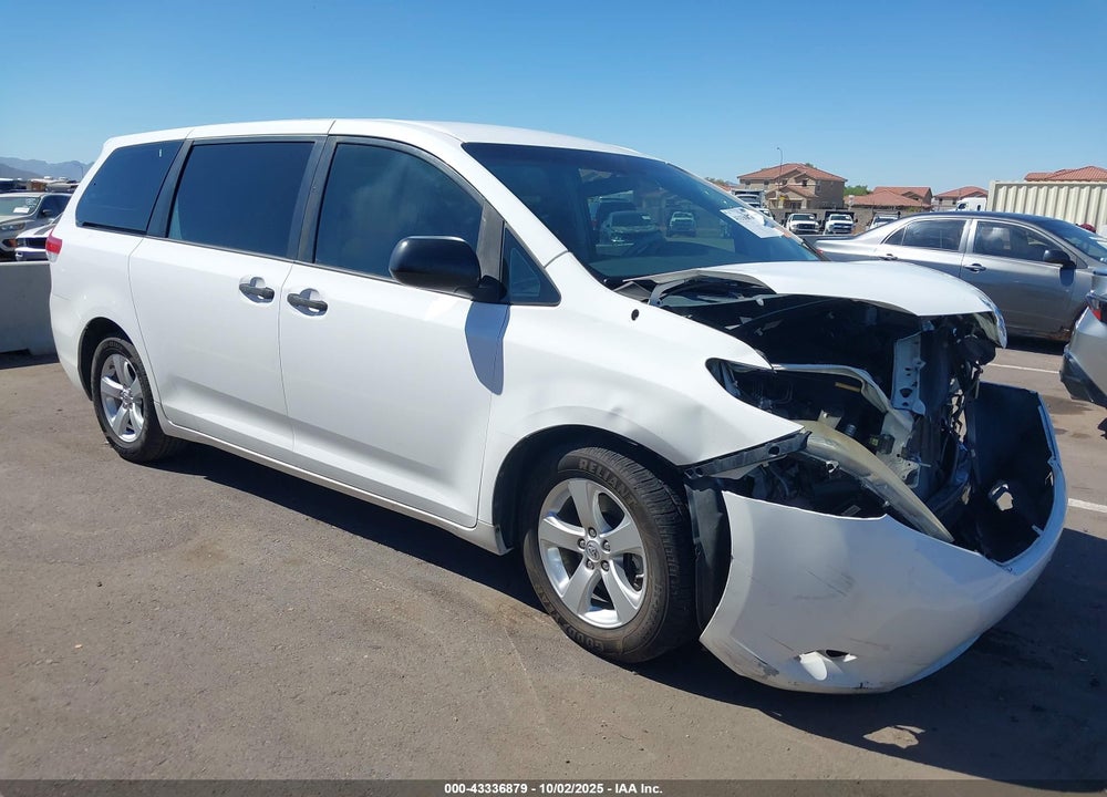 2013 TOYOTA SIENNA L V6 7 PASSENGER VIN: 5TDZK3DC4DS299440
