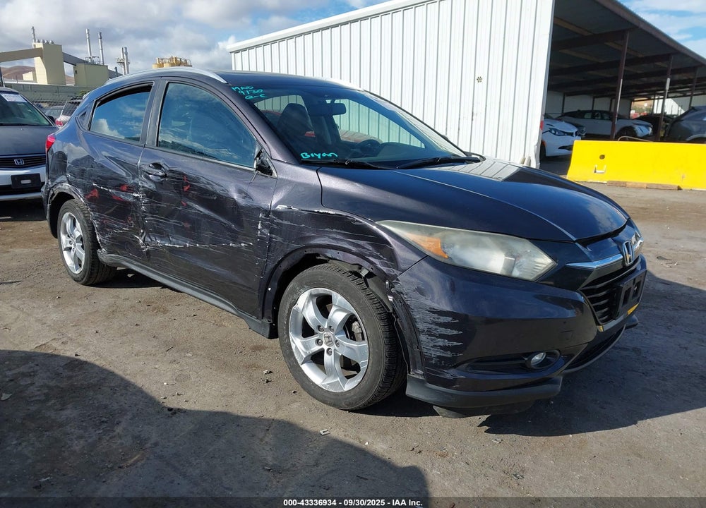 2016 HONDA HR-V EX-L VIN: 3CZRU5H77GM729706