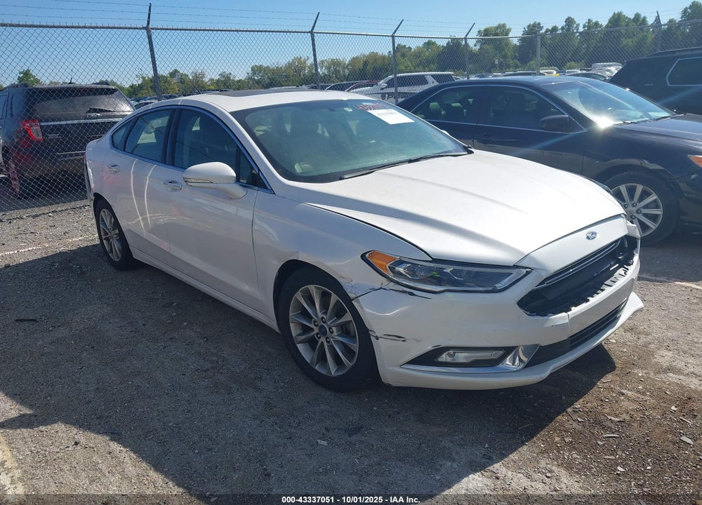 2017 FORD FUSION SE VIN: 3FA6P0HDXHR214234