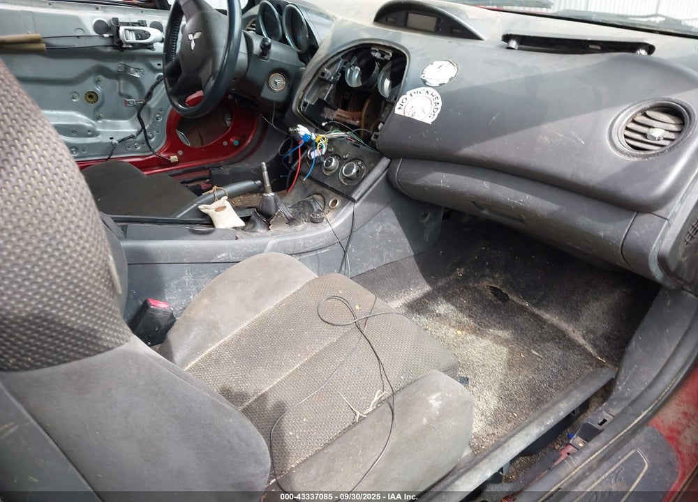 2008 MITSUBISHI ECLIPSE GS VIN: 4A3AK24F88E012966