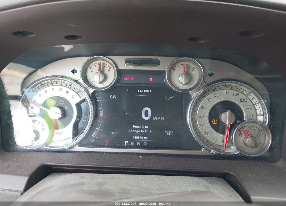2013 RAM 1500 LAIE LONGHORN EDITION VIN: 1C6RR6PT7DS647786