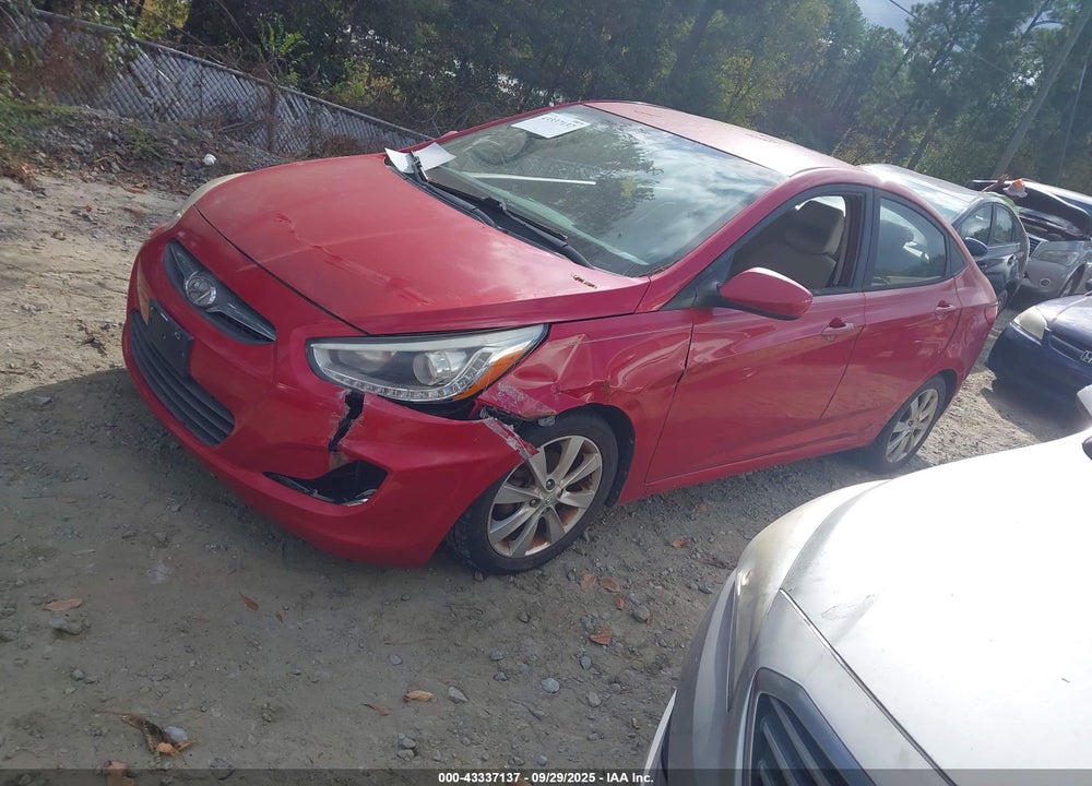 2014 HYUNDAI ACCENT VIN: KMHCU4AE3EU702389