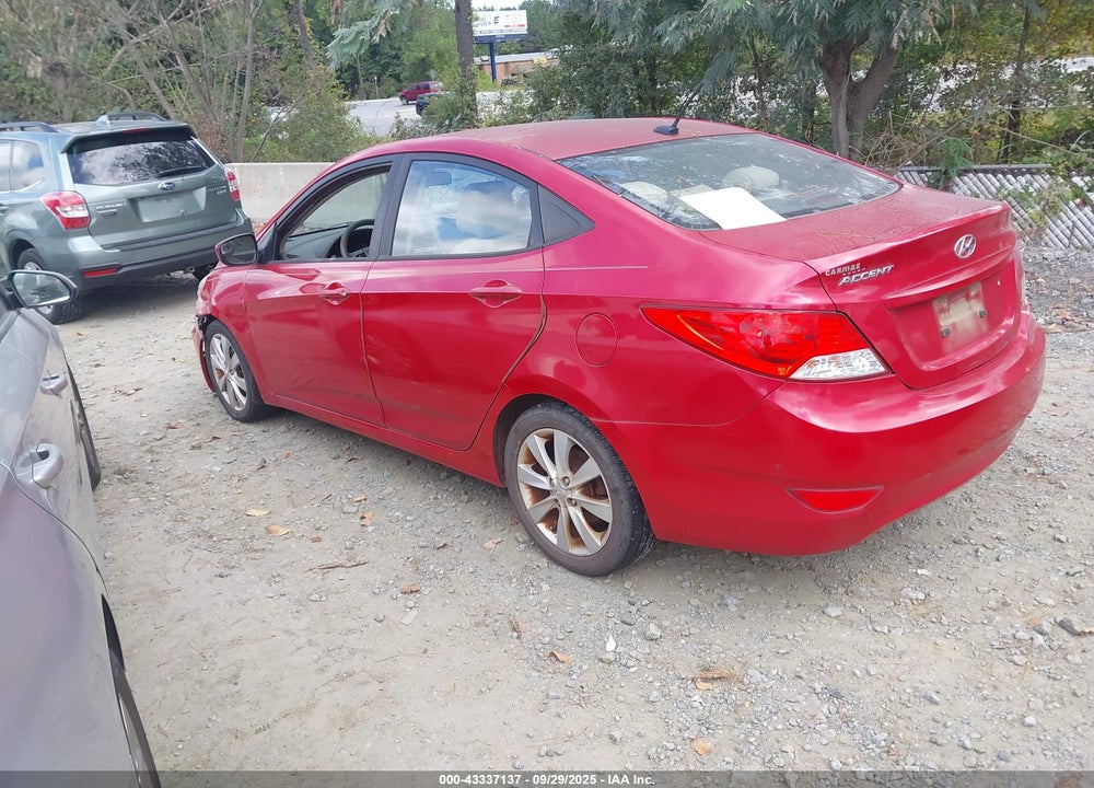 2014 HYUNDAI ACCENT VIN: KMHCU4AE3EU702389