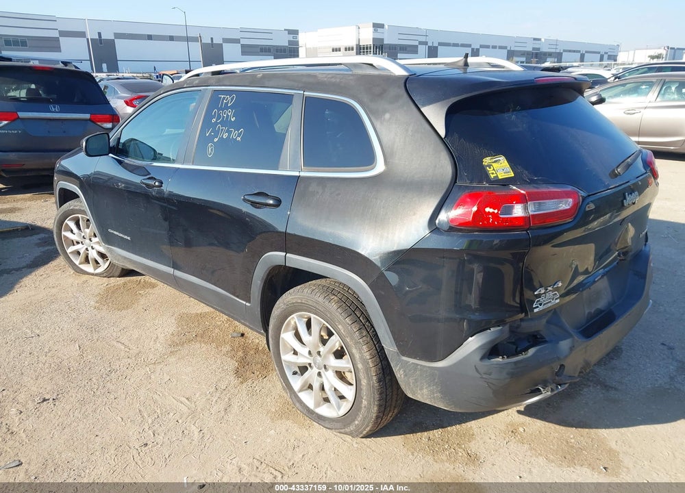 2016 JEEP CHEROKEE LIMITED VIN: 1C4PJMDB9GW276702