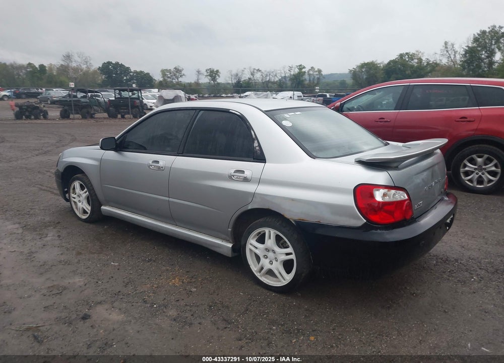 2005 SUBARU IMPREZA 2.5RS VIN: JF1GD66595H505333