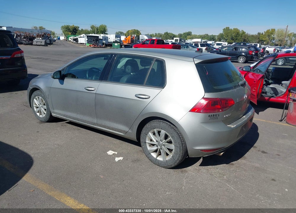 2015 VOLKSWAGEN GOLF VIN: 3VW217AUXFM019769