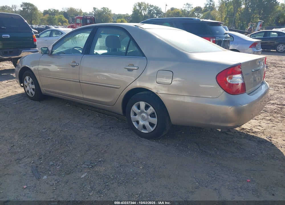 2004 TOYOTA CAMRY LE VIN: 4T1BE32K84U863567