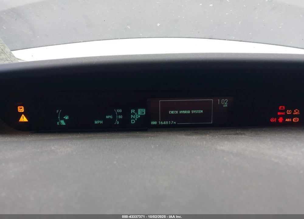 2010 TOYOTA PRIUS III VIN: JTDKN3DU7A0086949