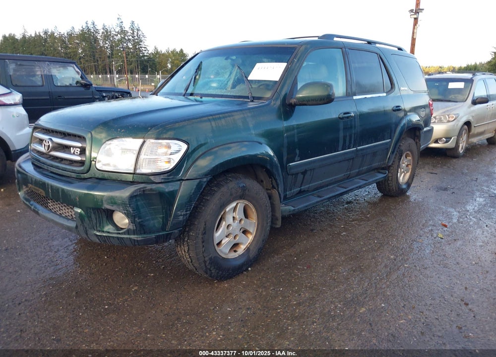 2001 TOYOTA SEQUOIA LIMITED VIN: 5TDBT48A11S015724